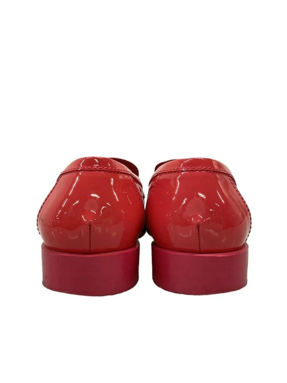 Chanel Loafers Pink CC Logo Leather